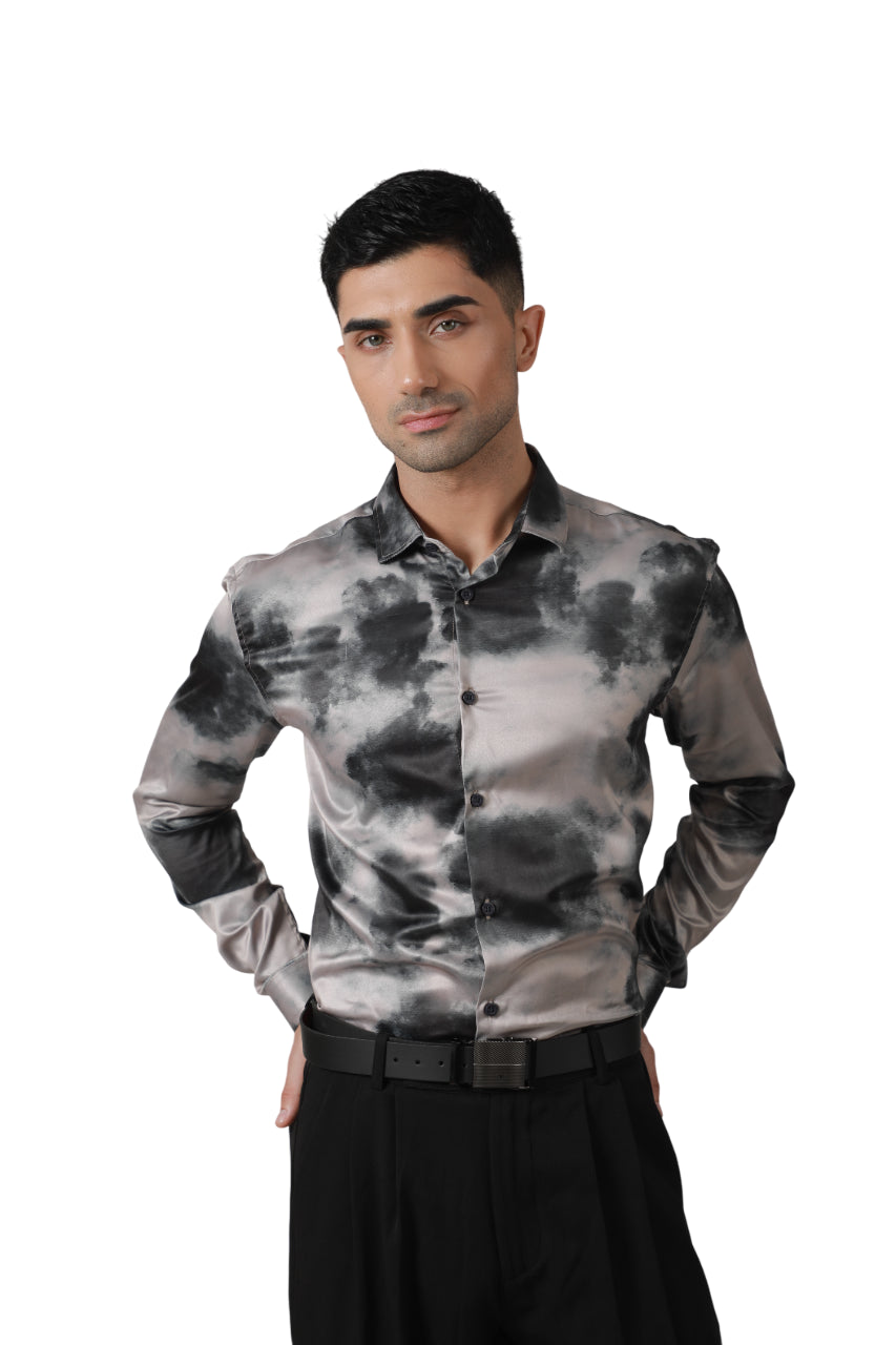 "Men Party Casual Full Sleeve Shirt"
